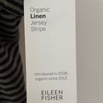 Eileen Fisher NWT  Organic‎ Linen Jersey Black and green Striped Skirt size XL Photo 2