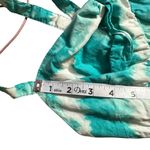 Faded Glory  Sleeveless Teal White Tie Dye Boho Hippie Summer Maxi Dress large Photo 7