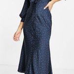 ASOS Satin Tie Front MIDI Dress Photo 0