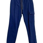 Jaanuu  Size Small Scrub Pants Joggers Cargo Uniform Nurse Doctor Healthcare Blue Photo 0