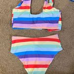 Rainbow High Waisted Bikini Multiple Photo 2