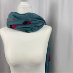 NEW Paloma Clothing Bird Print Lightweight Scarf Blue Photo 10