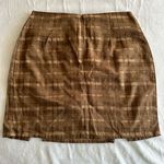 Motel Rocks Brown Plaid Mini Skirt Photo 4