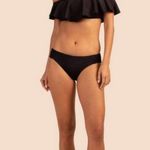 Trina Turk ππ Monaco Solids Off The Shoulder Bandeau Bikini Top ~ Black 4 NWT Photo 4