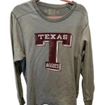 The Original Retro Brand  Grey‎ Texas A&M Aggies Long Sleeve Sweatshirt Size XL Photo 0