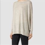 All Saints Neutral Flore Jumper Lightweight Wool Blend Sweater S Photo 7