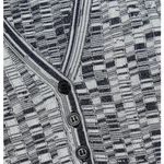 Elie Tahari  Polo Midi Sweater Dress  Sky White Noir Space Dye Rib Large $295 NWT Photo 5