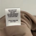 Roz & Ali Silver Metallic Wide Leg Cowl Neck Jumpsuit Size 6 Photo 3