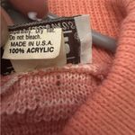 Jolie Pink &‎ White Long Sleeve Sweater Size M Easter Spring Light weight Size M Photo 2