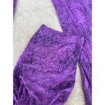 Soma  Pajama Set Medium Purple Top Pants Floral Soft Photo 5