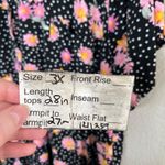 Torrid  Womens Floral Challis Polka Dot Button-Up Blouse Size 3X Photo 8