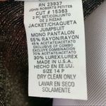 Vintage gold glitter and black lurex jumpsuit Black Size 8 Photo 6