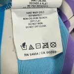 Speedo Vintage  1 Piece Swimsuit Striped Purple Blue White Size 6 Photo 8