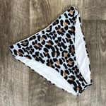 Beach Riot NEW  X Free People Leopard Print High Rise Bikini Bottoms Photo 0