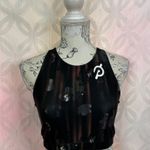 Peloton Show Up Floral High Neck Sport Bra Size M Photo 4