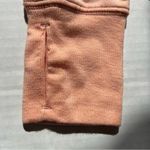 Athleta NWT  Sunrise V neck Sweatshirt Medium peachy orange color thumb holes Photo 8