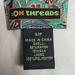 2OH Two Old Hippies Jean Marie Velour Paisley Print Maxi Dress Sz S Blue Red Boh Photo 10