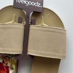 Feelgoodz • NWT Khaki Easy Day Slide On Sandals Tan Size 6 Photo 1