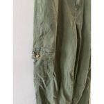 Project Indigo Womens Cargo Pants Size 9 Green Utility Streetwear Denim Photo 2