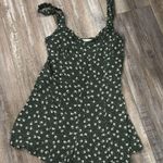 Urban Outfitters UO Green Floral Button Romper medium NWT Photo 3