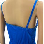 Wonder Maid SMALL VINTAGE 70s USA Blue Lace Teddy Antron Nylon Sissy Snap Crotch Photo 4