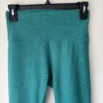 Lululemon Wunder Train High Rise Crop Leggings Crunch Teal Lagoon Athleisure Photo 3