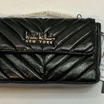Nicole Miller NWT  New York Black Quilted Crossbody with gold Chain Photo 0