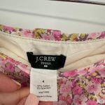 J Crew Chino‎ Shorts Womens 4 Multicolor Floral Print Cotton Stretch Pockets Photo 1