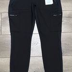 Athleta Headlands Hybrid Cargo Legging Hiking Casual Skinny Ankle Pants Black 6 Photo 0