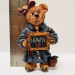 Bearwear From Boyd’s Bear "LEARN Standing w/Apple Pin Brooch 2.5" Photo 2