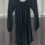 Brandy Melville Black Off the Shoulder Romper Photo 1