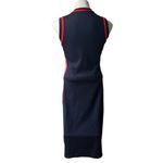 Tory Burch Sport Track Style Knit Sleeveless Dress, Sz S Photo 4