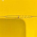 Kendra Scott Blythe Sterling Silver Chain Bracelet – White Topaz Photo 1