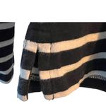 The Black Dog Brand Navy and White Striped Pullover Cotton Hoodie Size Small Photo 3