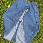 Classic Elements Vintage denim skirt button down full length Woman’s 14 Photo 5