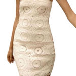 ZARA Beige Crotchet Strapless Mini
Dress (Size Medium) Photo 0