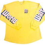 Disney NWT Walt  world retro yellow spirit jersey size large Photo 0