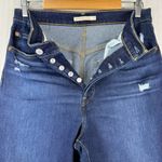 Levi's Levi’s Rib Cage Straight Ankle Distressed Blue Denim Jeans Women’s Size 31 X 27 Photo 3