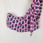 J.Crew NEW  One Shoulder Bow Bikini Top Resort Pink Bright Kell Vacation Small Photo 6