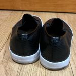 Women’s platform slip on black shoes with faux crocodile skin pattern Size 9.5 Photo 3