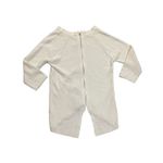 ZARA  Knit white sweater with zip up back sz medium Photo 1