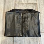 Generation Love Jacqueline Vegan Leather Top Black size XXS Photo 3