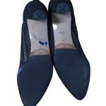 Walter Steiger Womens Classic Pump Heel Black Mesh Mid Almond Toe 7 B Photo 7