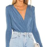 Free People NWT Turnt Bodysuit Copenhagen Blue Size M Photo 0