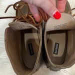 Anthropologie gee wawa boots Boho womens tie prairie boots taupe leather… Photo 12