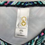 Go By Gossip Solar Geometric Print Bikini Bottom S Black Photo 3