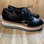 White Mountain Summit x  Leather Oxford Brody Black Platform‎ Loafer sz 39 Photo 6