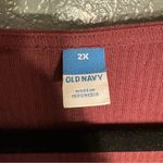 Old Navy  Casual Maroon Squareneck Longsleeve Bodysuit 2x Photo 2
