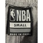 Nba  Classic‎ Basketball Shorts Elastic Waist Size S Gray/Black Active Logo Photo 4