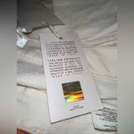 EAN 13 By Elena Renier White Rhinestone Stretch Straight Leg Pants Sz 44 (US 10) Silver Photo 10